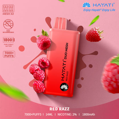 Hayati Duo Mesh 7000 Disposable vape non-chargable | Best Price | UK - vapeswholesale