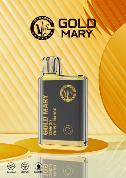 Gold Mary GM 600 2 ml/mg | Mesh Coil | Disposable Vape - vapeswholesale