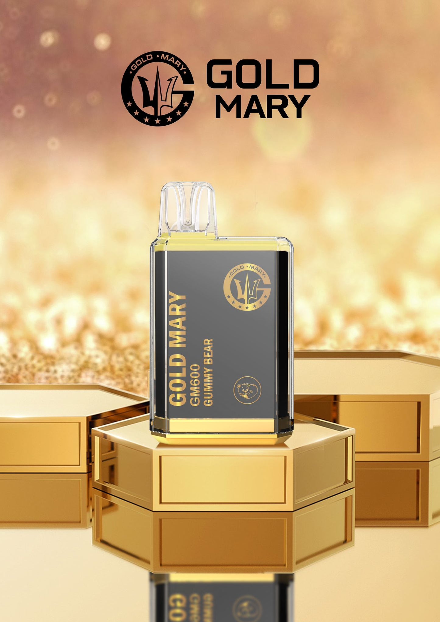 Gold Mary GM 600 2 ml/mg | Mesh Coil | Disposable Vape - vapeswholesale