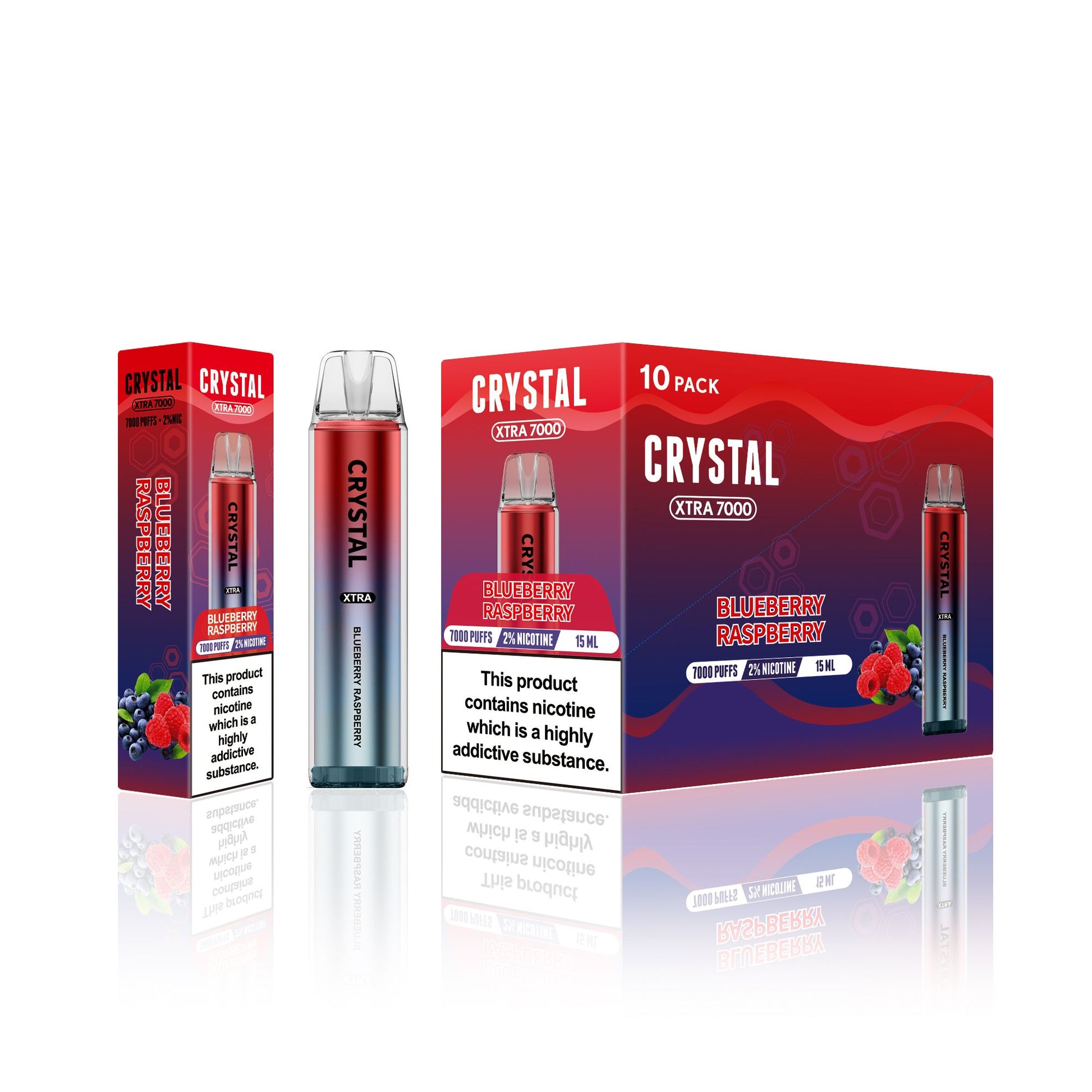 Crystal Xtra 7000 | Disposable Vape | Best Price | UK - vapeswholesale