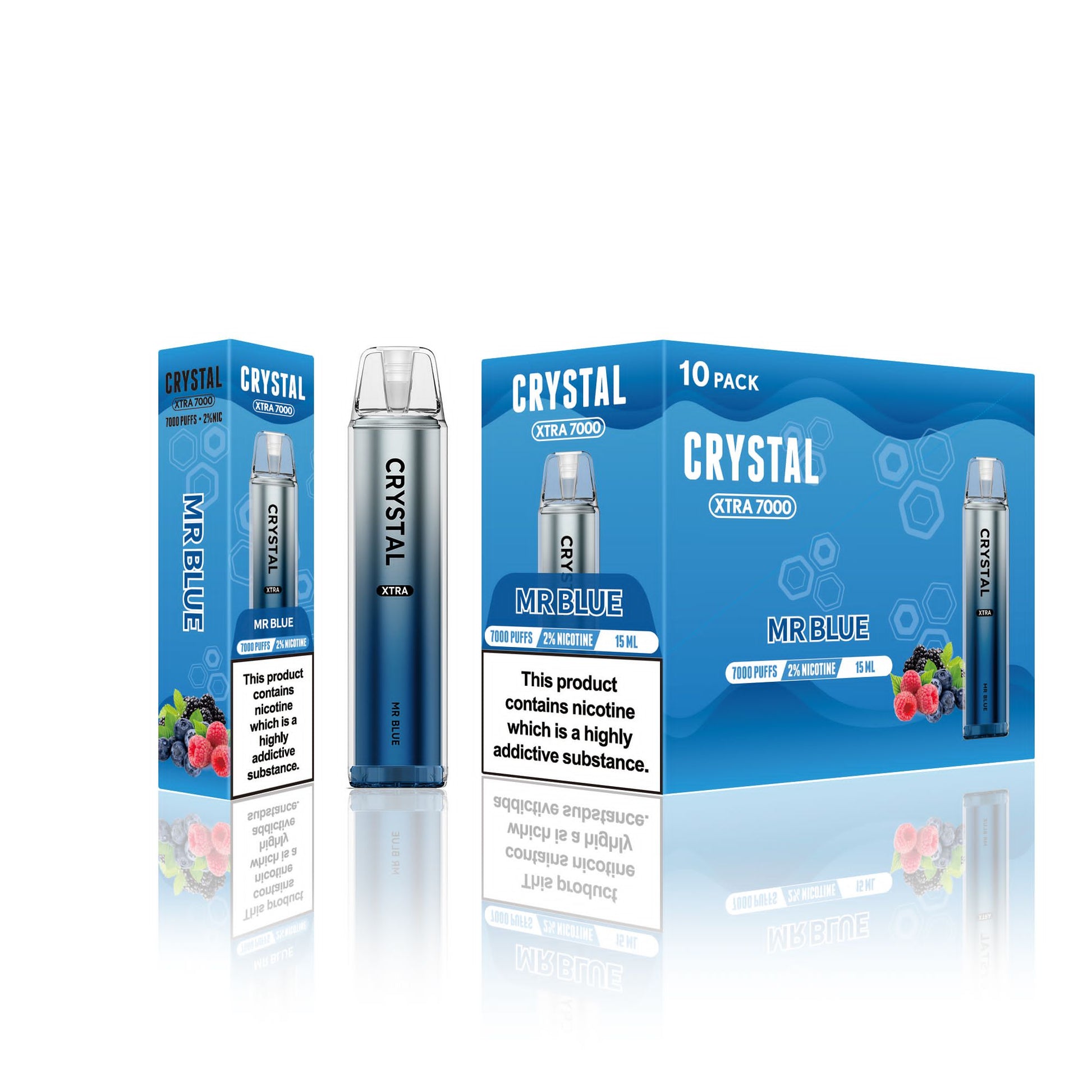 Crystal Xtra 7000 | Disposable Vape | Best Price | UK - vapeswholesale