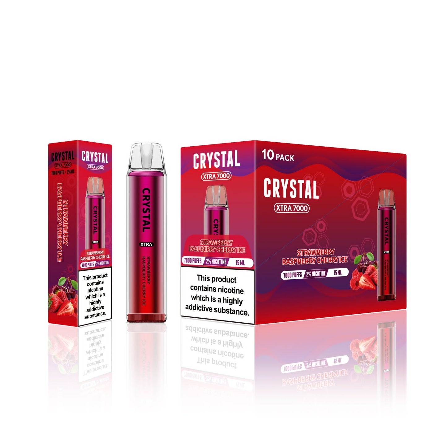 Crystal Xtra 7000 | Disposable Vape | Best Price | UK - vapeswholesale