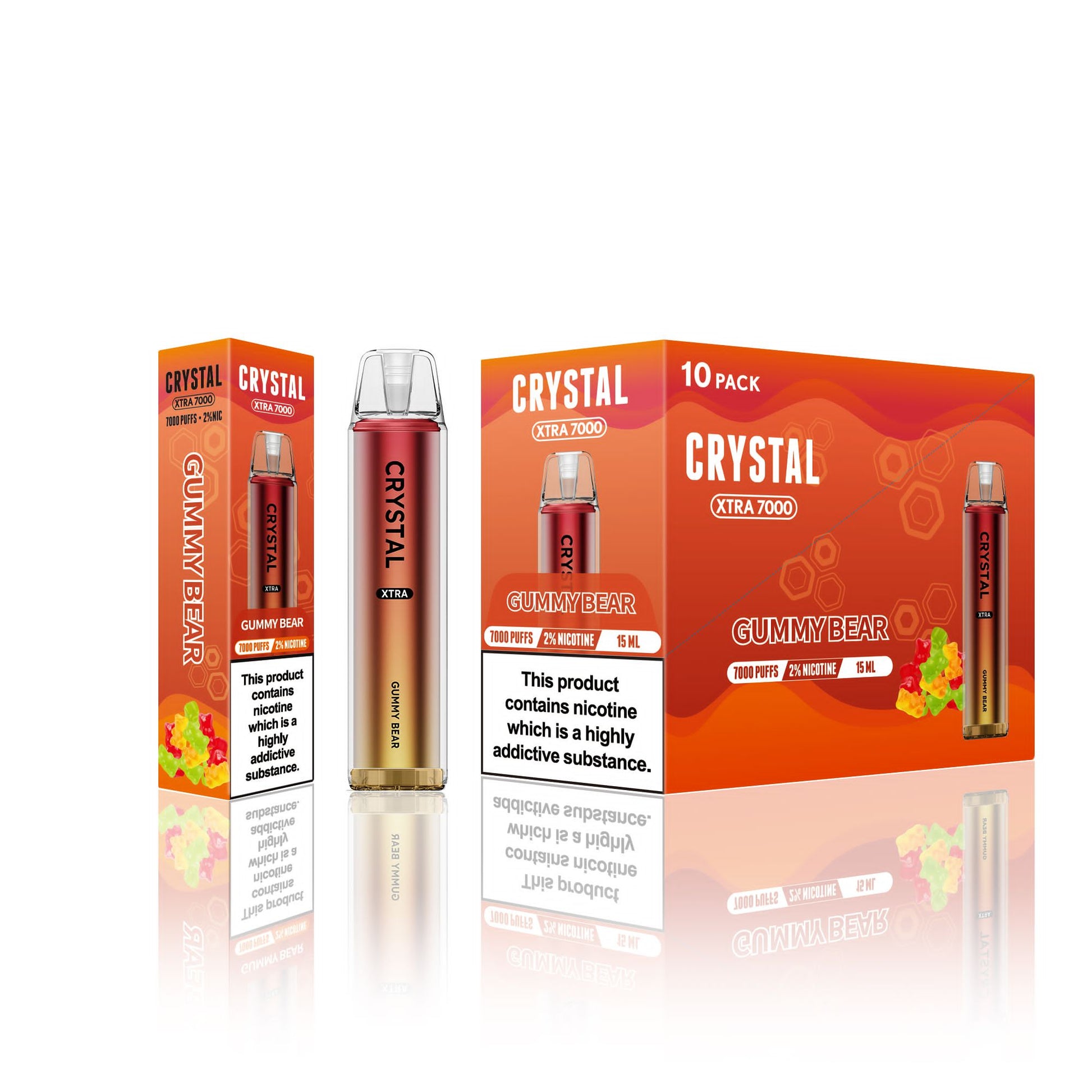 Crystal Xtra 7000 | Disposable Vape | Best Price | UK - vapeswholesale