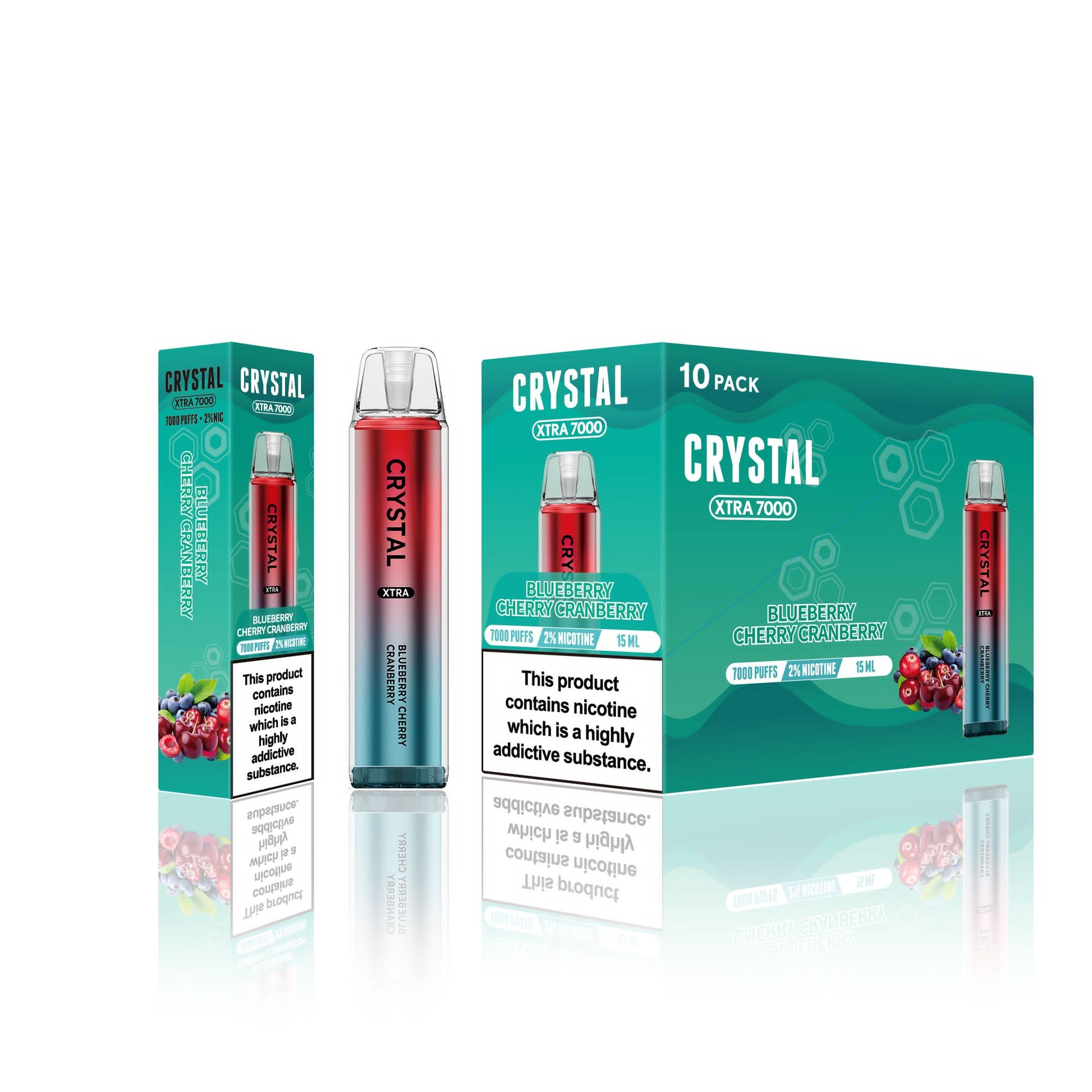 Crystal Xtra 7000 | Disposable Vape | Best Price | UK - vapeswholesale