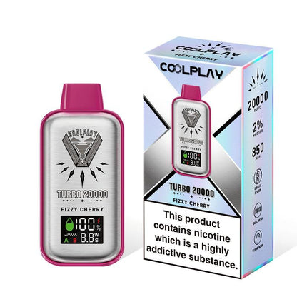 COOLPLAY TURBO 20K Puffs Disposable Vape | Wholesale | UK - vapeswholesale