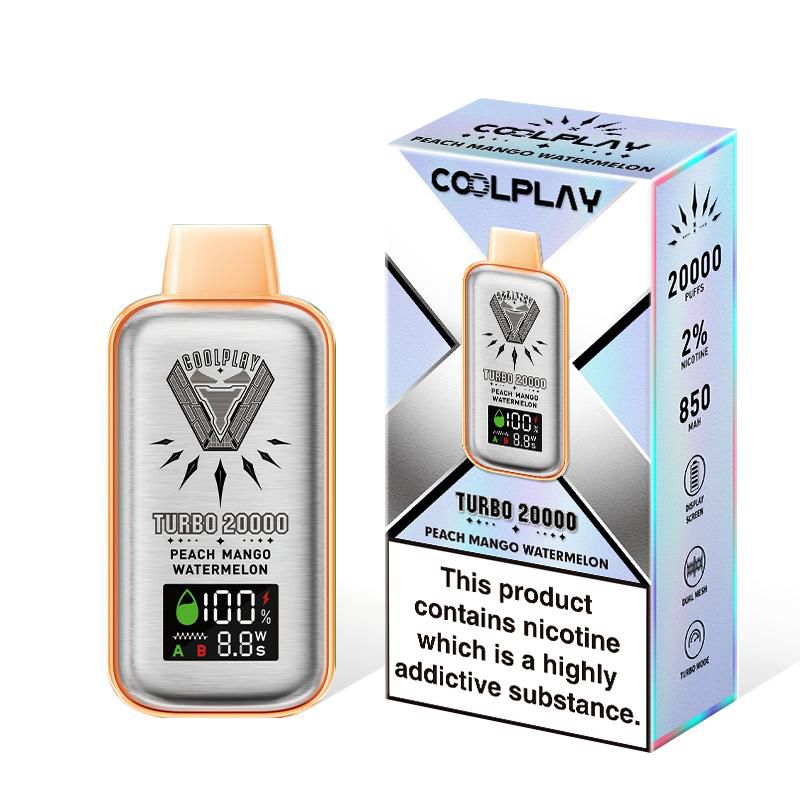 COOLPLAY TURBO 20K Puffs Disposable Vape | Wholesale | UK - vapeswholesale