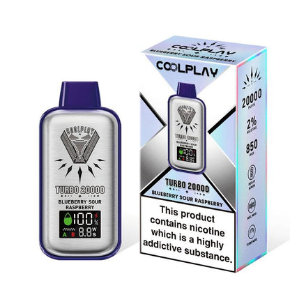 COOLPLAY TURBO 20K Puffs Disposable Vape | Wholesale | UK - vapeswholesale