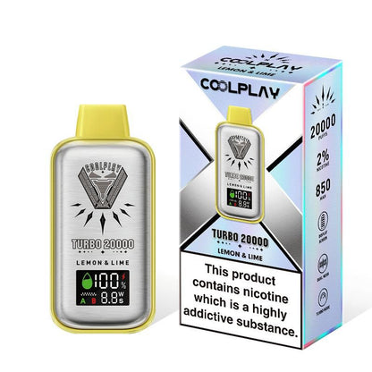 COOLPLAY TURBO 20K Puffs Disposable Vape | Wholesale | UK - vapeswholesale