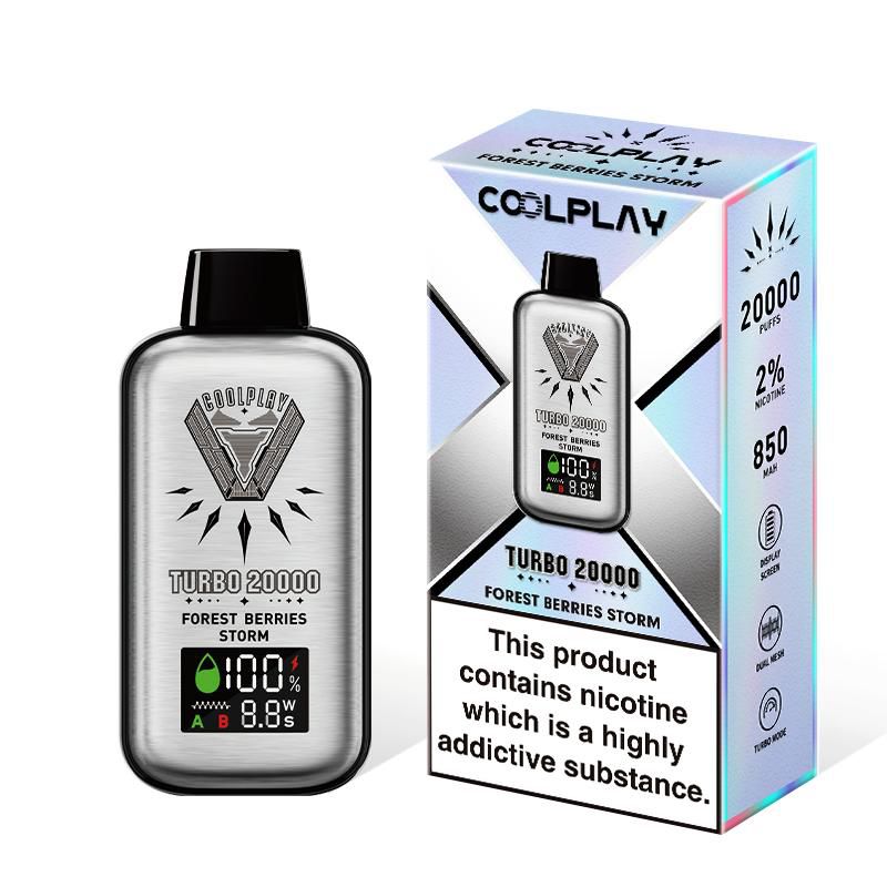 COOLPLAY TURBO 20K Puffs Disposable Vape | Wholesale | UK - vapeswholesale