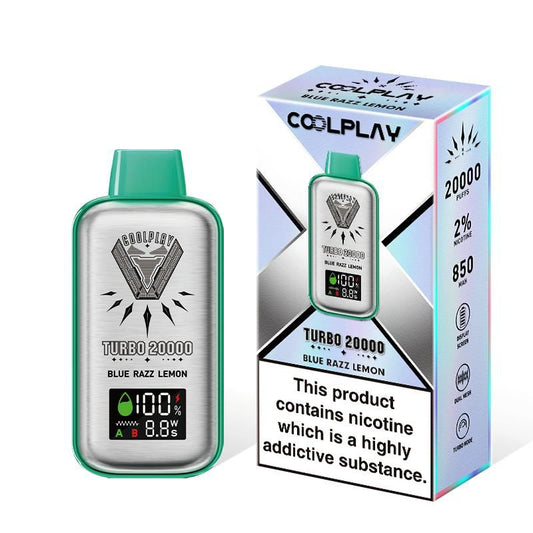 COOLPLAY TURBO 20K Puffs Disposable Vape | Wholesale | UK - vapeswholesale