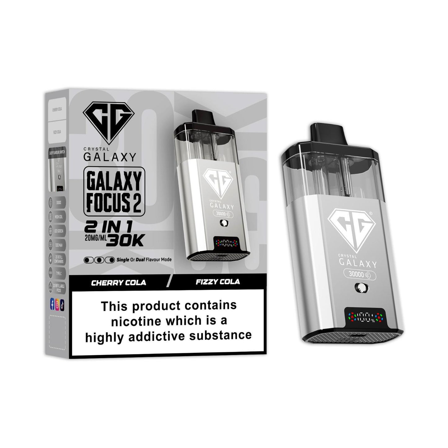 Crystal Galaxy Focus 2 30K Vape Kit