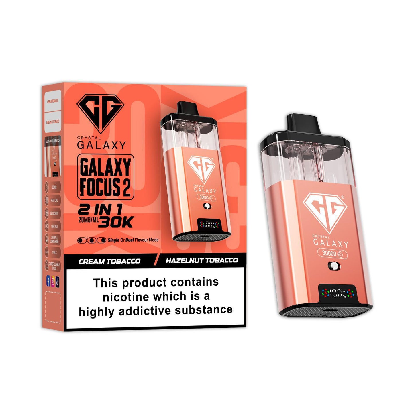 Crystal Galaxy Focus 2 30K Vape Kit