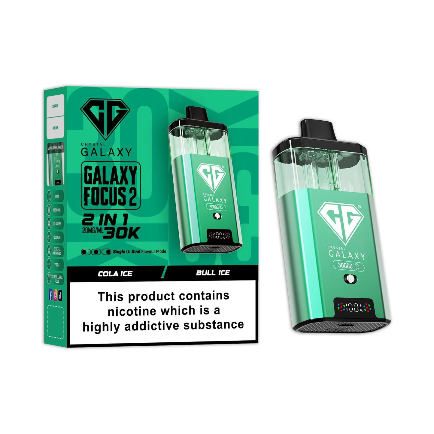 Crystal Galaxy Focus 2 30K Vape Kit
