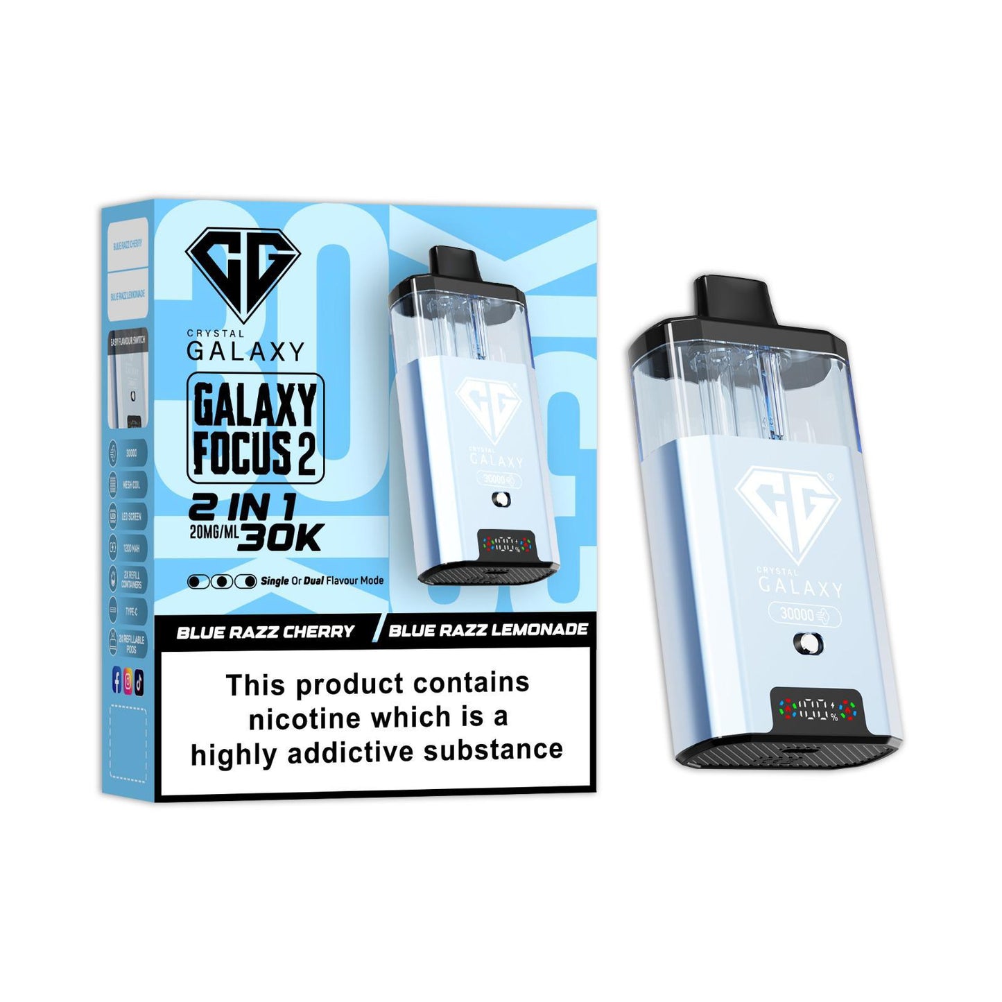 Crystal Galaxy Focus 2 30K Vape Kit