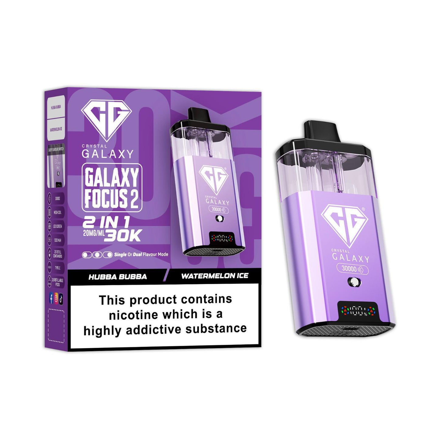Crystal Galaxy Focus 2 30K Vape Kit