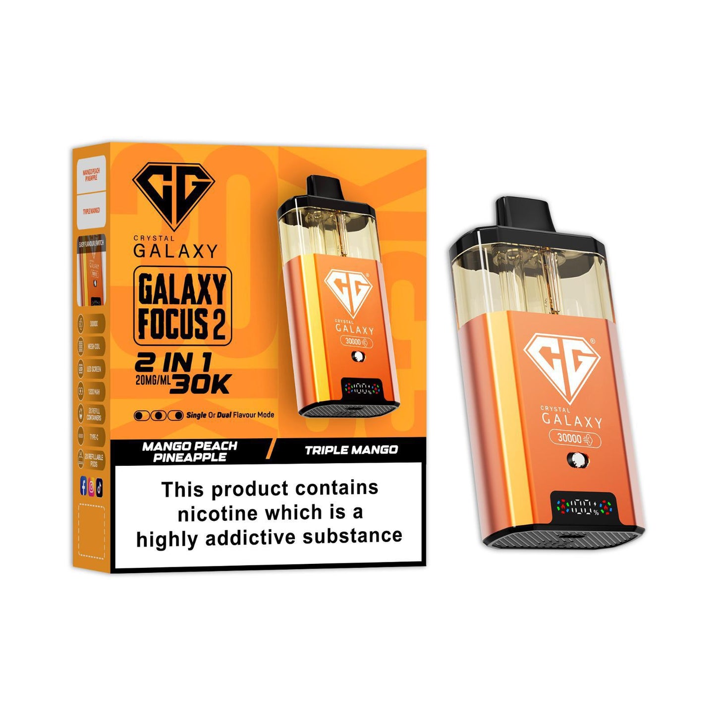 Crystal Galaxy Focus 2 30K Vape Kit