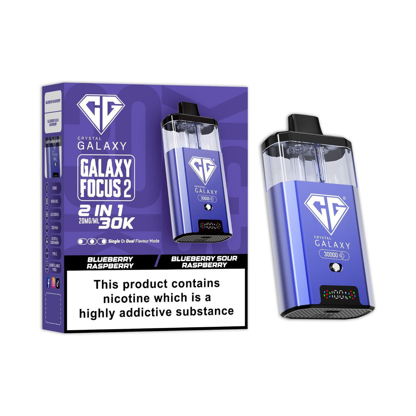 Crystal Galaxy Focus 2 30K Vape Kit