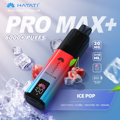 Hayati Pro Max + 6000 Puffs  | Best Price | UK | Vapes Wholesale