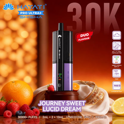 Hayati Pro Ultra+ Shisha 30K Puffs Vape Kit