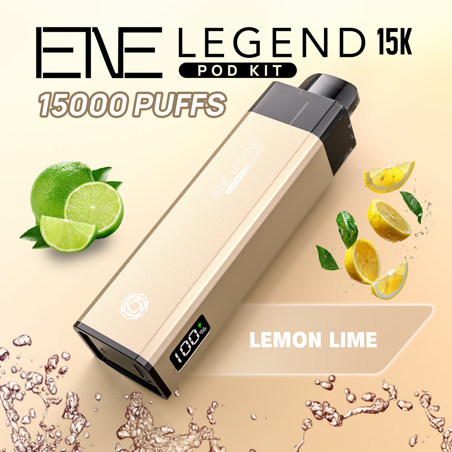 Elux ENE Legend 15k Pod Kit with lemon lime flavor