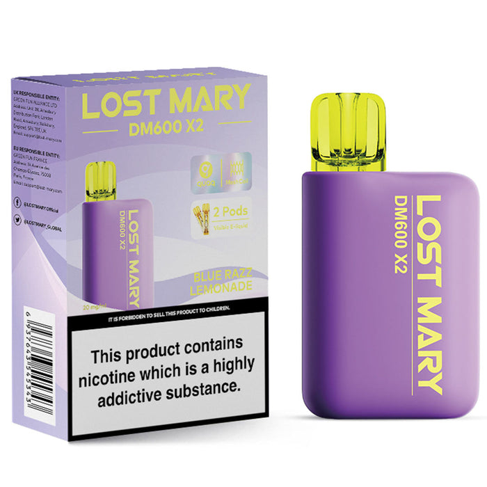 Lost Mary DM600 X2 Disposable Pod Kit | Best Price | UK | 5 Pcs - vapeswholesale