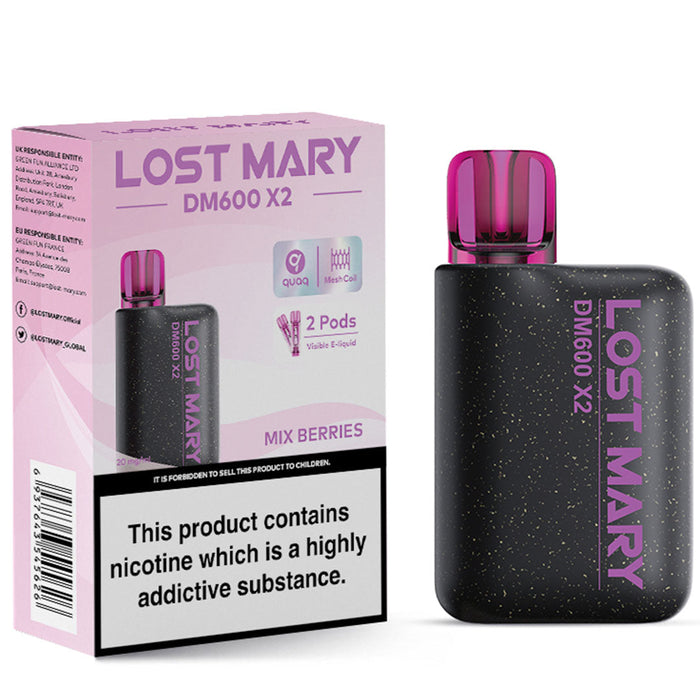 Lost Mary DM600 X2 Disposable Pod Kit | Best Price | UK | 5 Pcs - vapeswholesale