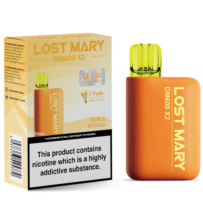 Lost Mary DM600 X2 Disposable Pod Kit | Best Price | UK | 5 Pcs - vapeswholesale