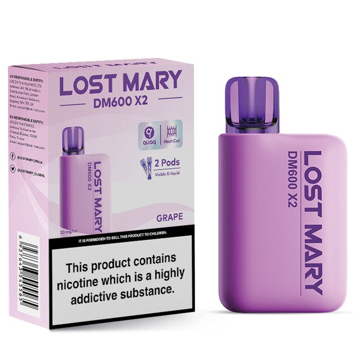 Lost Mary DM600 X2 Disposable Pod Kit | Best Price | UK | 5 Pcs - vapeswholesale