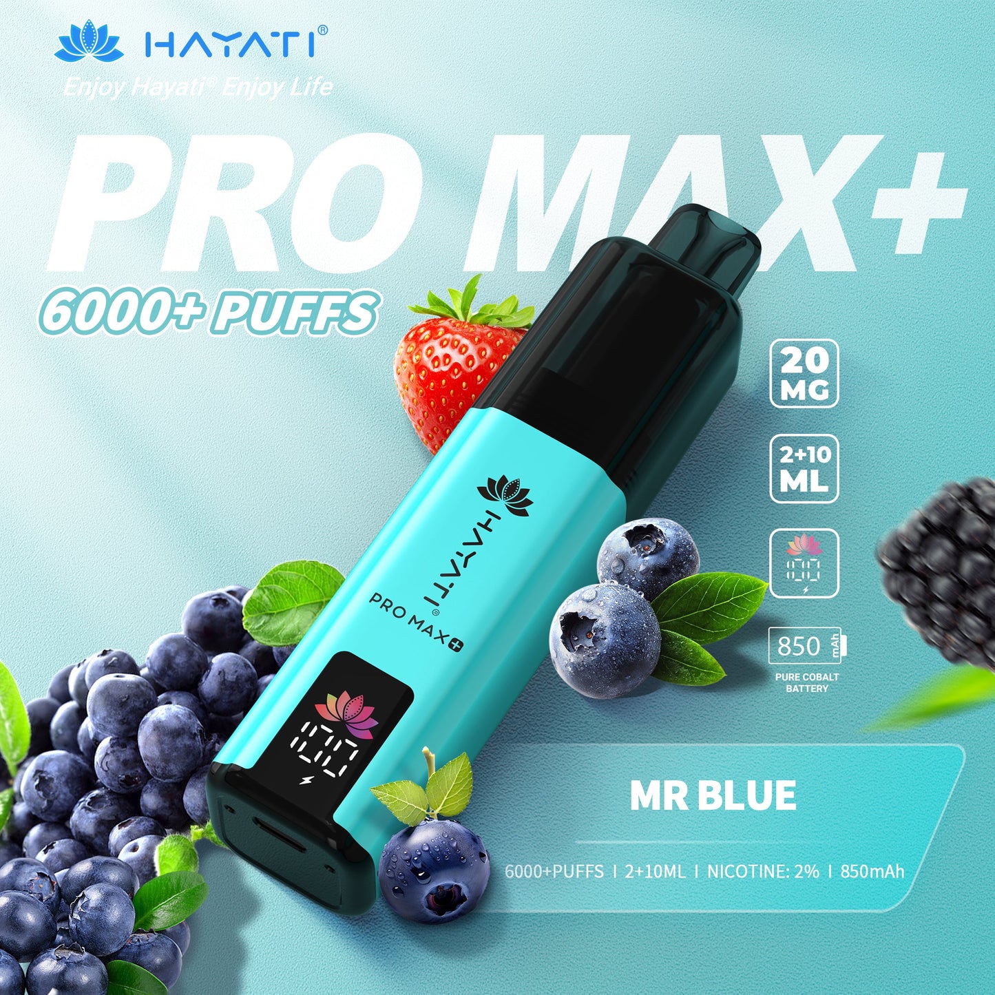 Hayati Pro Max + 6000 Puffs  | Best Price | UK | Vapes Wholesale