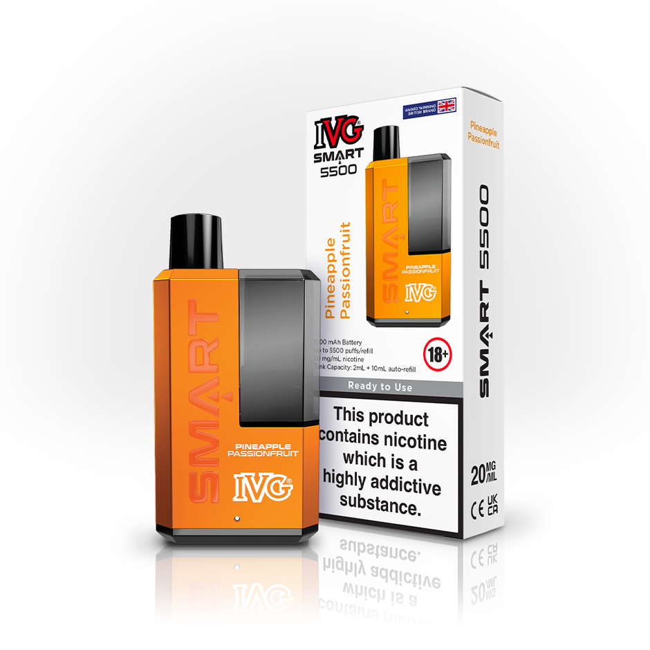 IVG Smart 5500 Disposable Vape | Best Price | UK | Vapes Wholesale