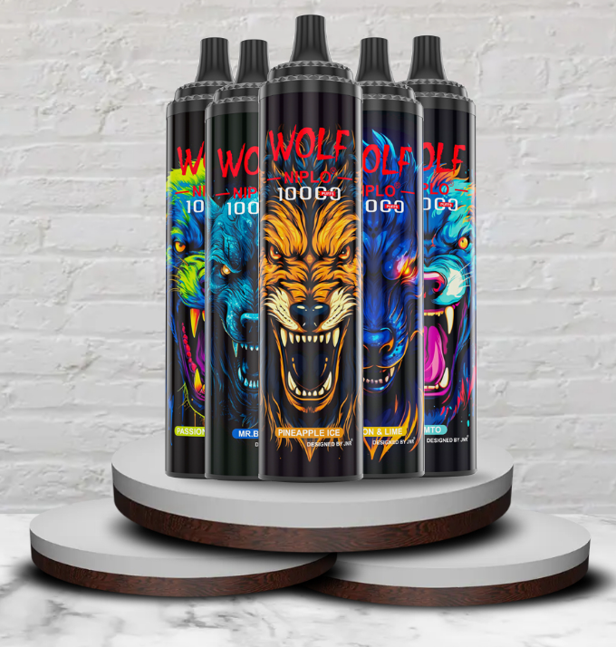 JNR Wolf Niplo 10k Disposable Vape Device | Best Price | UK - vapeswholesale