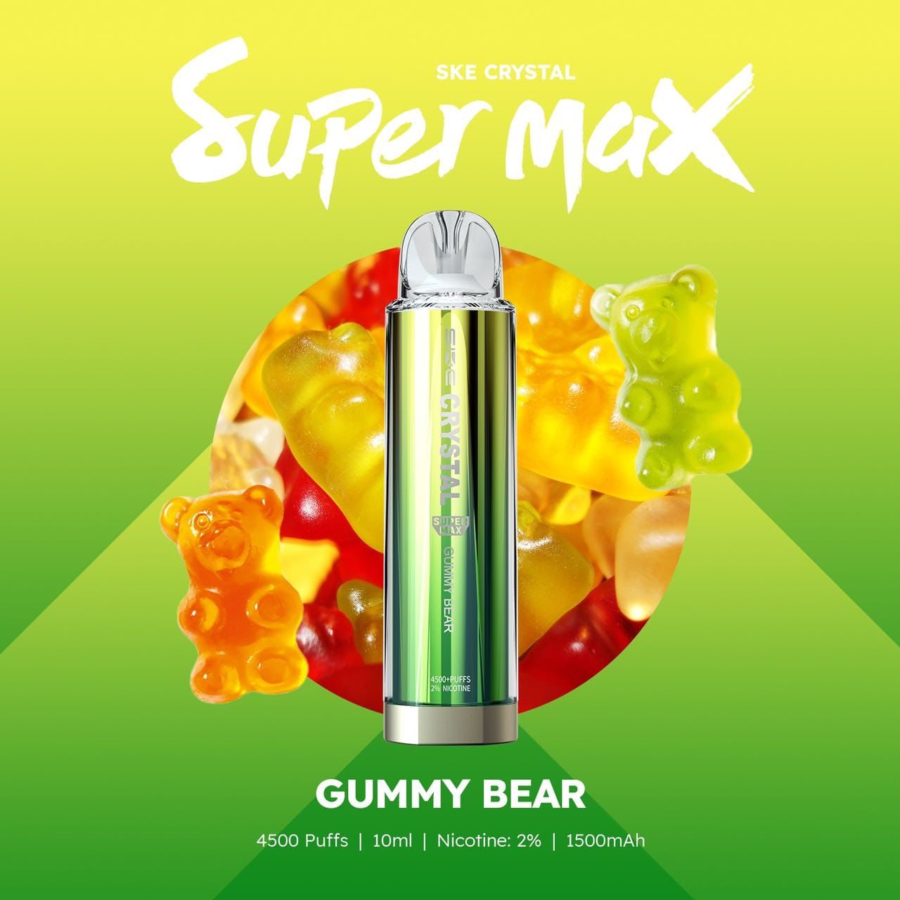 SKE Crystal  Super MAX 4500 puffs | 10 Pcs - vapeswholesale