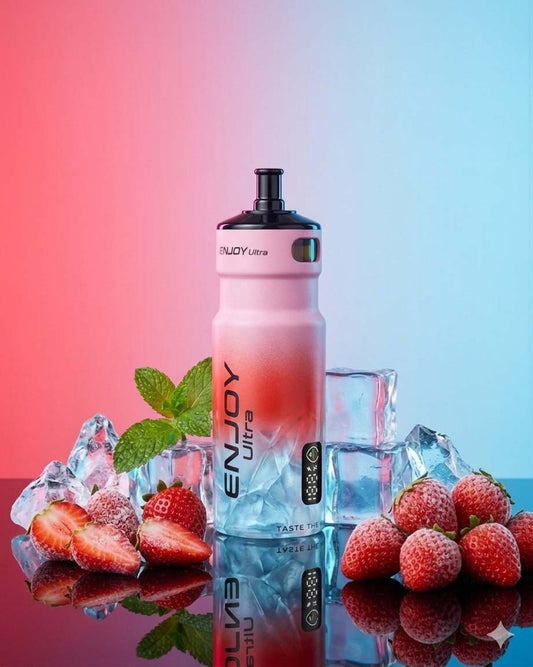 Enjoy Ultra Refillable Vape Kit 9000 Puffs 20mg - Strawberry Ice