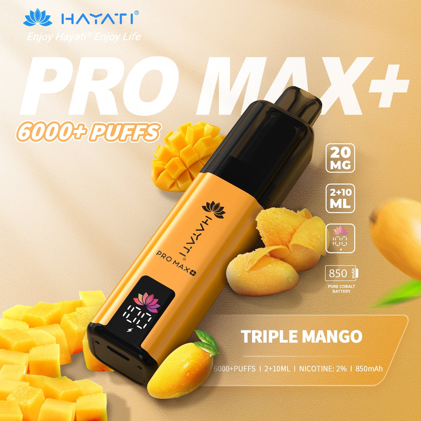 Hayati Pro Max + 6000 Puffs  | Best Price | UK | Vapes Wholesale