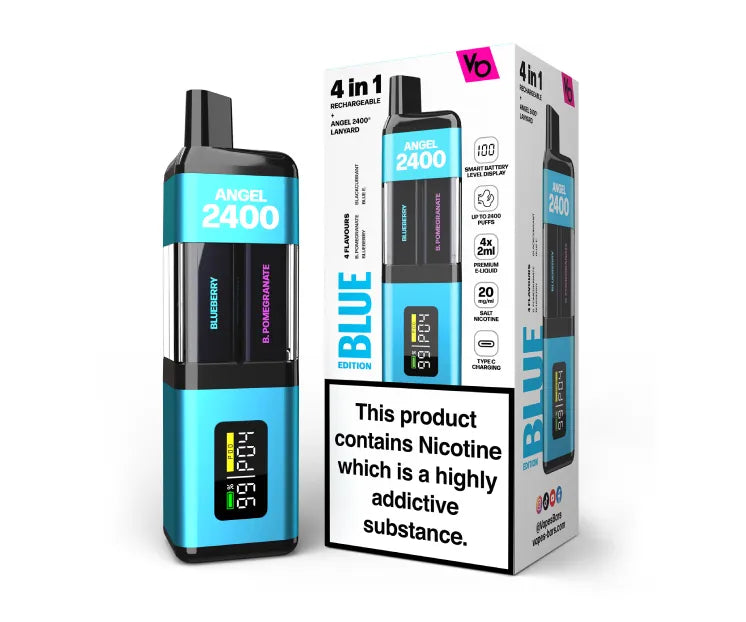 ANGEL 2400 4 in 1 - 2200mAh  Disposable Vape Device | Best Price | UK - vapeswholesale