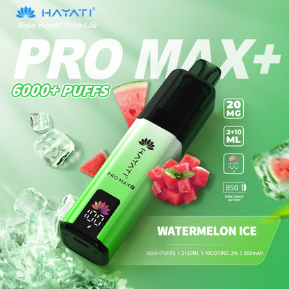 Hayati Pro Max + 6000 Puffs  | Best Price | UK | Vapes Wholesale