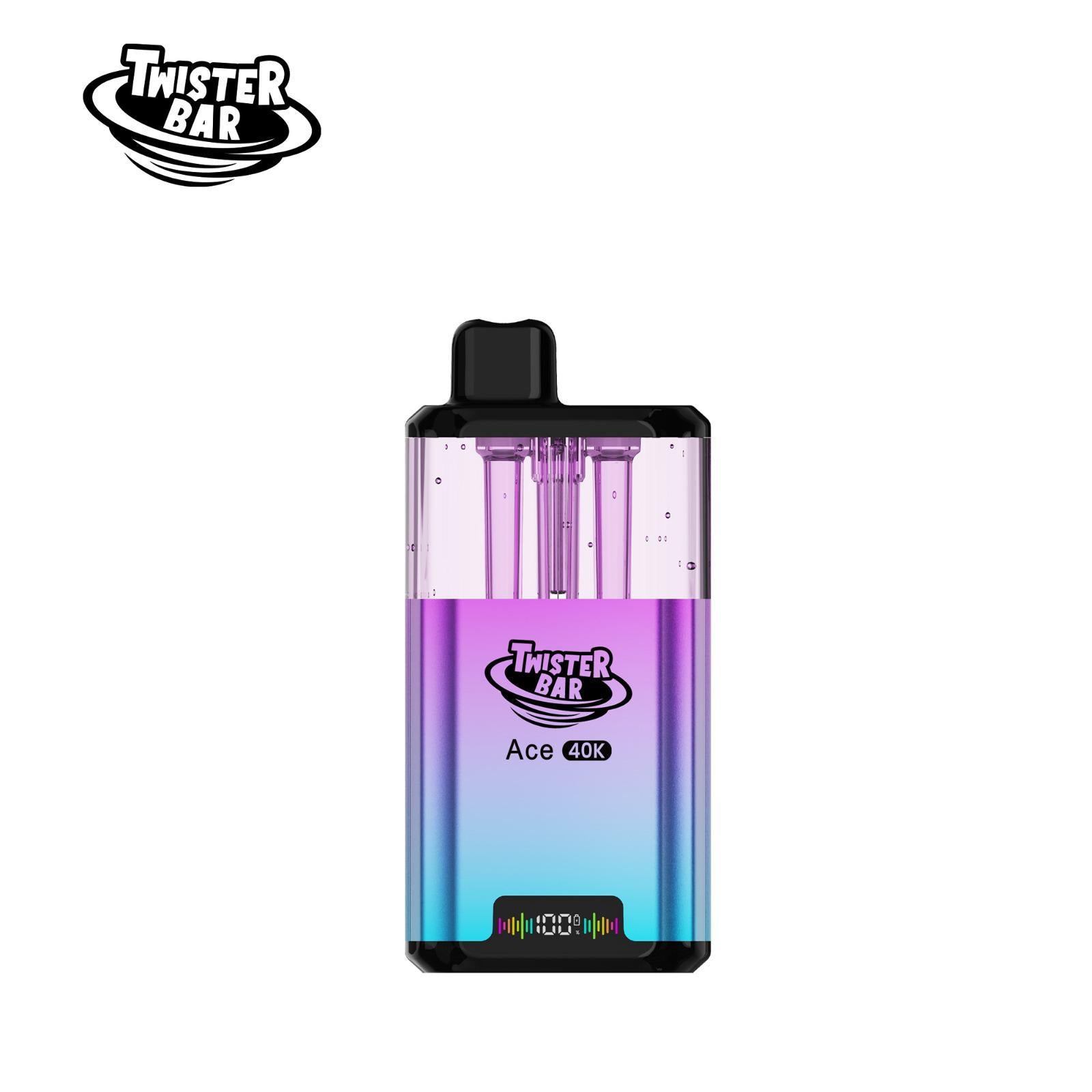 Twister Bar Ace 40K Vape Removable Battery & Dual Flavour Twister Bar Ace 40K Vape Removable Battery & Dual Flavour