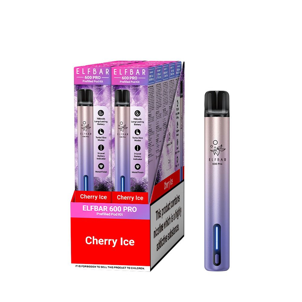 ELF BAR 600 PRO Prefilled Pod Kit | Wholesale UK Bulk Buy Supplier