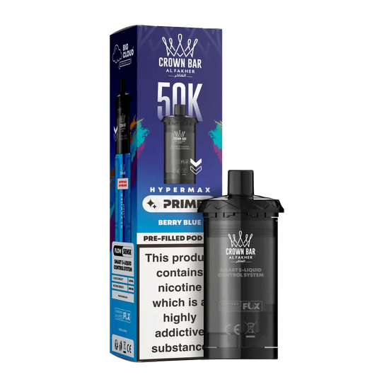 Crown Bar Al Fakher HyperMax Prime 50K Pods Box of 5