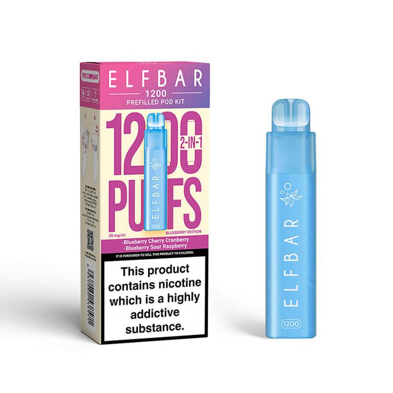 Elf Bar 1200 2in1 Prefilled Pod Vape Kit | Best Price UK | 1 x 5 Pcs