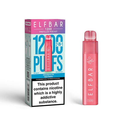 Elf Bar 1200 2in1 Prefilled Pod Vape Kit | Best Price UK | 1 x 5 Pcs - vapeswholesale