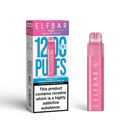 Elf Bar 1200 2in1 Prefilled Pod Vape Kit | Best Price UK | 1 x 5 Pcs