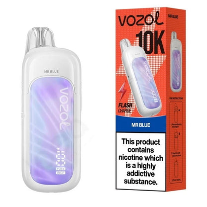 VOZOL Sleek Max 10K Prefilled Pod Kit, 5 Pack
