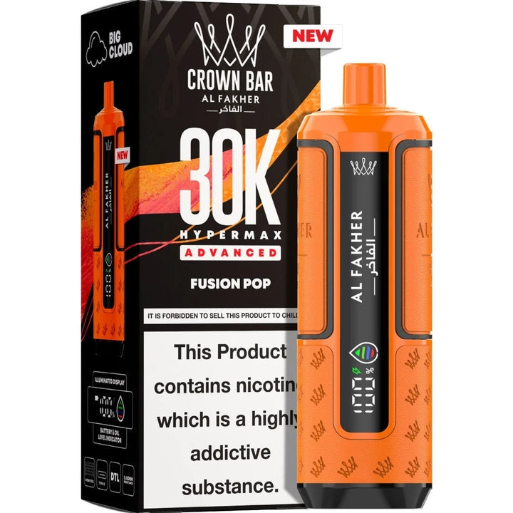 Al Fakher Crownbar Hypermax 30K Puffs Prefilled Vape Kit