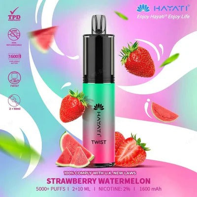 Hayati Twist 5000 Puffs Disposable Vape | Best Price | UK | Vapes Wholesale - vapeswholesale