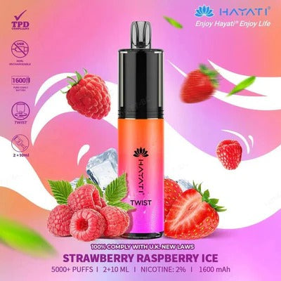 Hayati Twist 5000 Puffs Disposable Vape | Best Price | UK | Vapes Wholesale - vapeswholesale