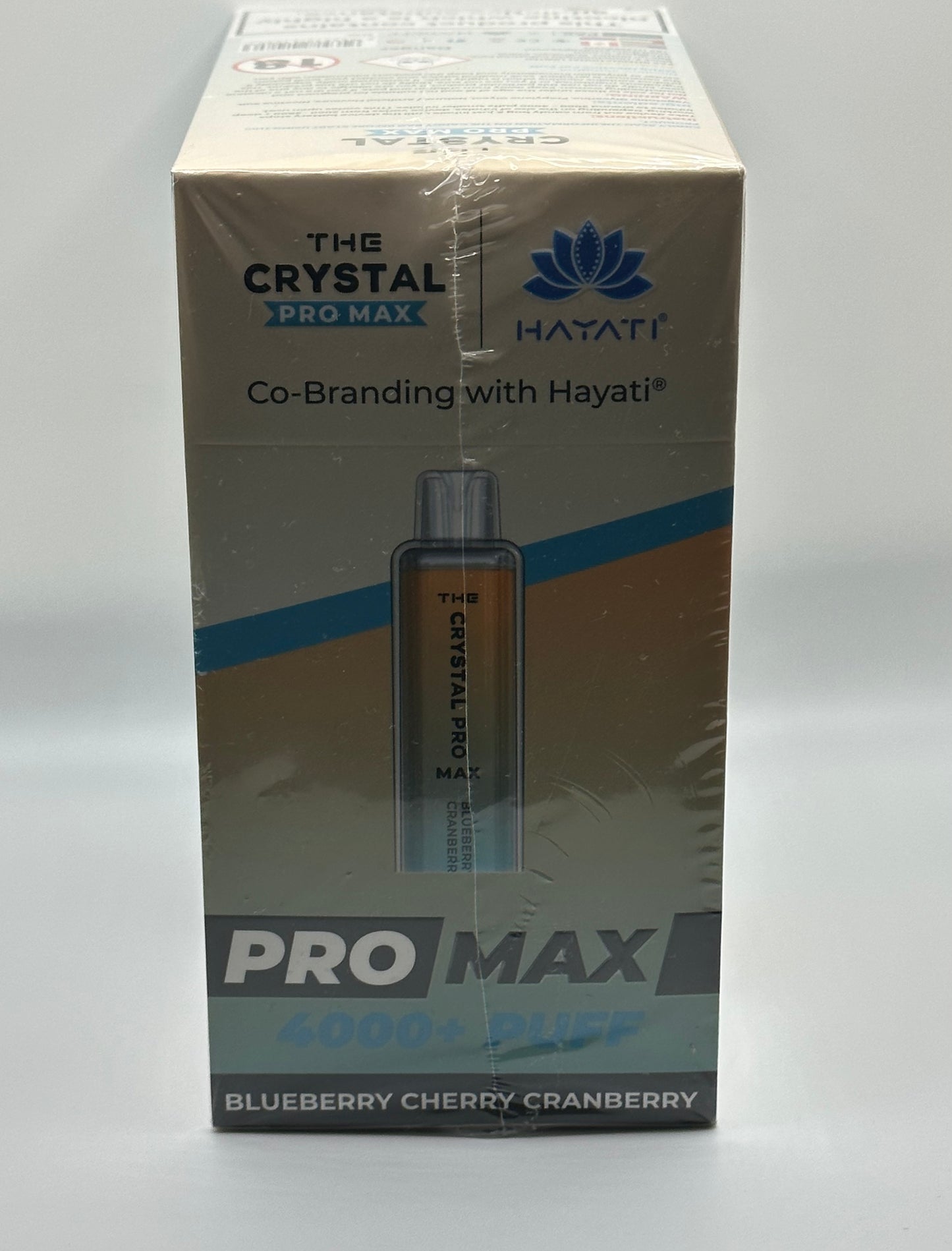 The Crystal Pro Max (HAYATI)4000+ Puffs Co-Brand with Hayati 20mg - vapeswholesale