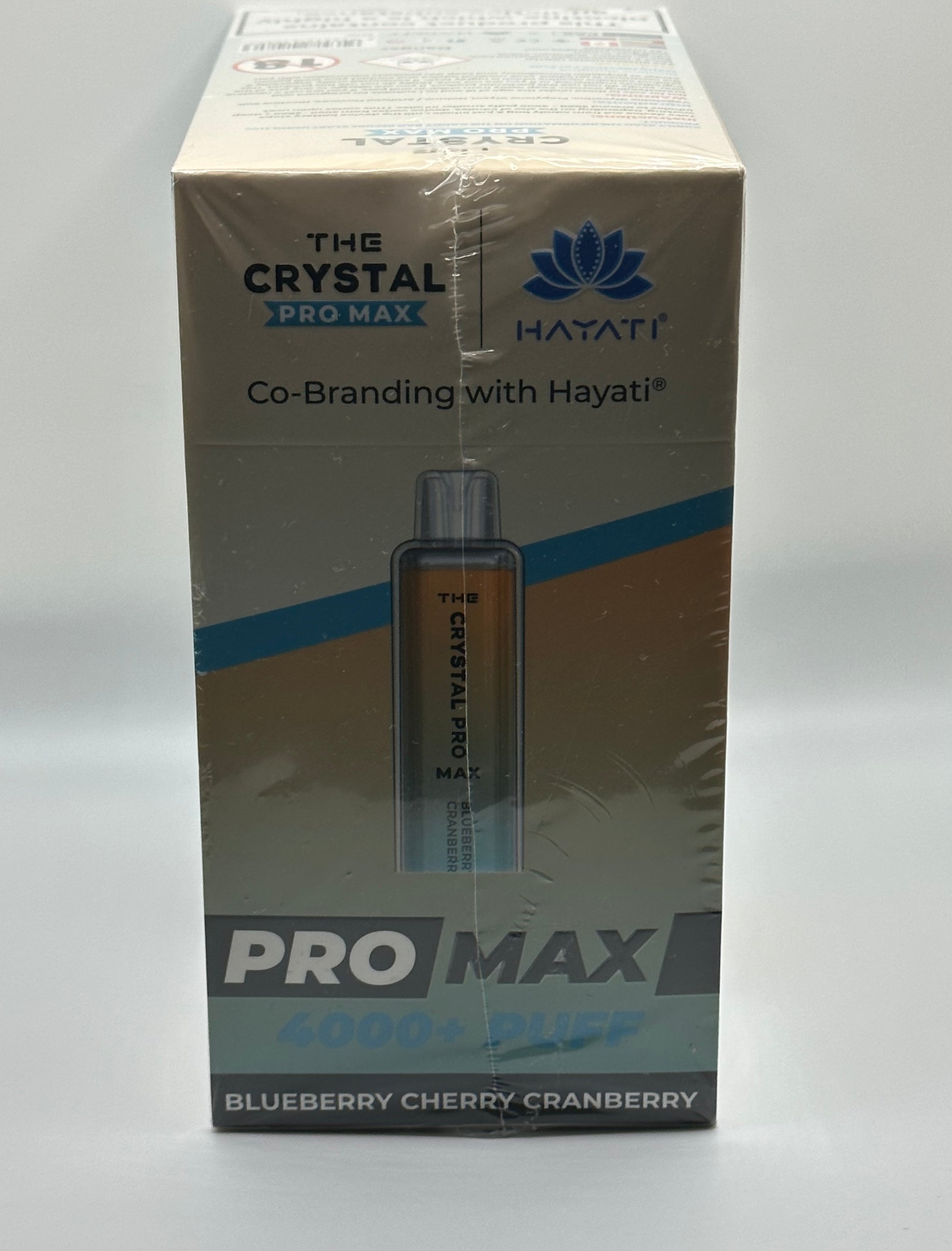 The Crystal Pro Max (HAYATI)4000+ Puffs Co-Brand with Hayati 20mg - vapeswholesale