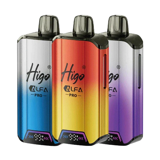 Higo Alfa Pro 25K Prefilled Pod Vape Kit | Box of 5
