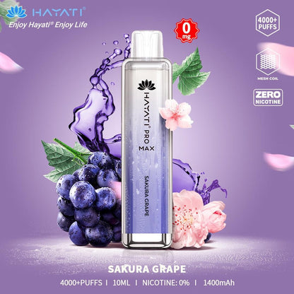 Hayati Pro Max 4000+ Puffs ZERO Nicotine